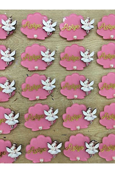 TWİN COLLECTION İstiridye Model Prenses Figür İnci Detay Hediyelik Yeni doğan...