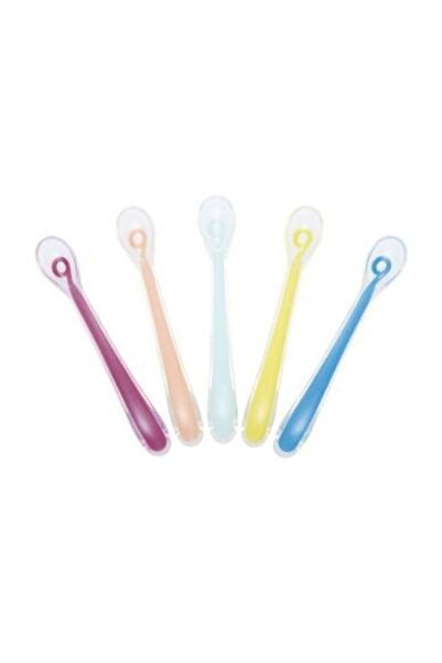 Babymoov Set 5 lingurite Babymoov A102407, Silicon (Multicolor)