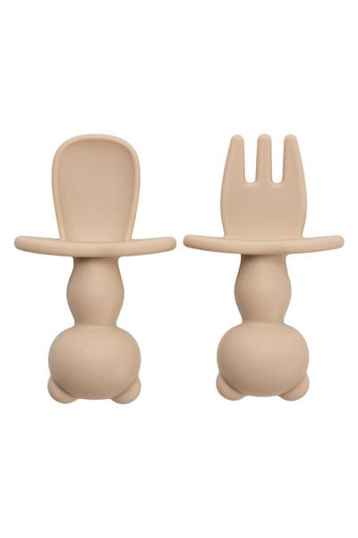 APPEKIDS Set Tacamuri din silicon, AppeKids Bubble Beige