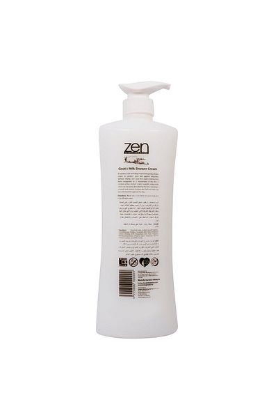 Zen Zen Shower Cream Goat's Milk & Vitamin E 1 Litre