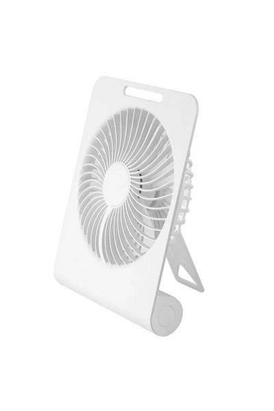 OEM Ventilator multifunctional, baterie 1200 mAH, incarcare USB-C, Alb