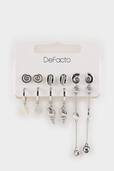 DeFacto طقم من 6 أقراط نسائية F4063AXNS