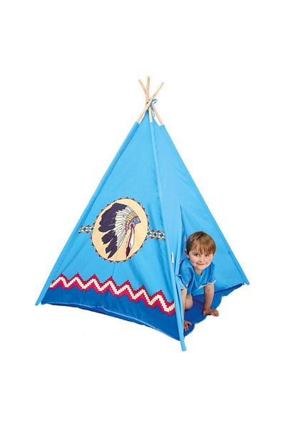 Bino Cort de joaca Bino Toys, Teepee cu Imprimeu Indian
