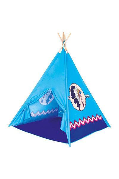 Bino Cort de joaca Bino Toys, Teepee cu Imprimeu Indian