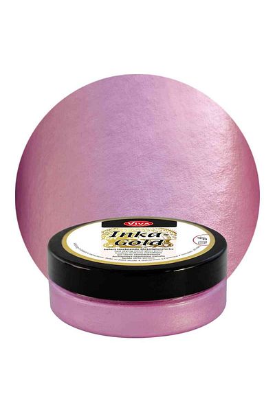 Viva Decor Inka-Gold metallic wax paint, VIVA DECOR, 62.5g Magenta