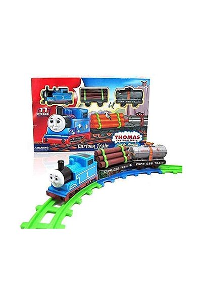 rexa Thomas Cartoon Toy Train Set with Track for Kids