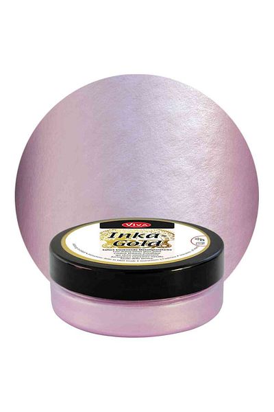 Viva Decor Vopsea ceară metalică Inka-Gold, VIVA DECOR, 62,5g Roz