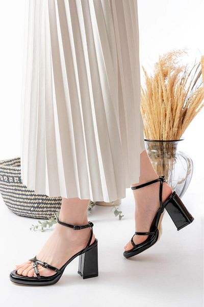 Egepass Elegant Comfort Thick Heel Evening Dress Stylish Night Women Platform