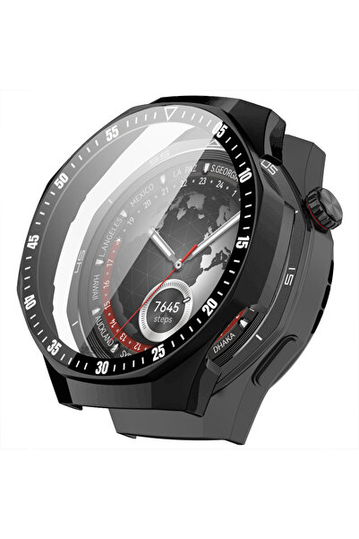 Sneezy Huawei Watch GT5 Pro 46mm Kasa Uyumlu Kılıf Sert PC Kasa ve Ekran Koru...