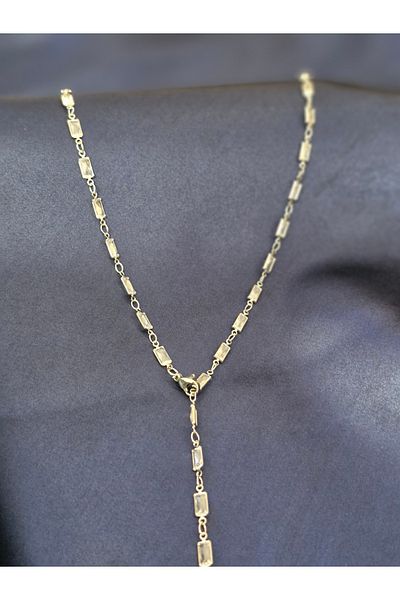 aayak&kabımofficial Y Necklace Silver