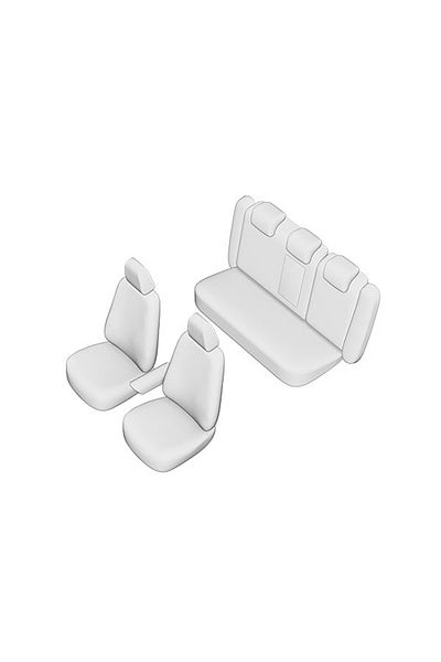 Umbrella Set Huse Scaun Umbrella Pentru Vw Cc 2008-2017 (Bancheta Fractionata) Cu Tetiere Spate In Forma De L