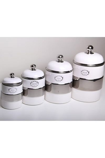 rexa 4-Piece Luxury Tea and Coffee Storage Set