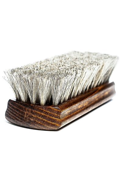 Collonil Horsehair Shoe Shine Brush, Open Bristles
