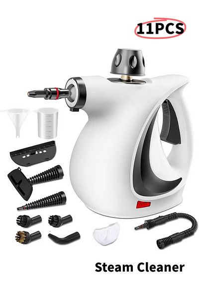 Saharaz 1050w Steam Cleaner,with 11 Accessory,3.5 Bar 3 Minutes Heating,350ml Portable Multi-Use Device