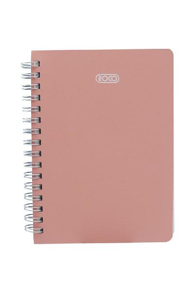 Roco Neon Notebook – 680 Sheets, Single Ruled (Arabic), Beige Cover