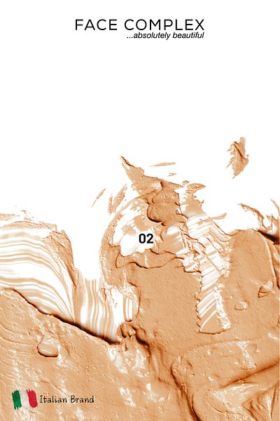 FACE COMPLEX Matte Stick Foundation & Concealer 02
