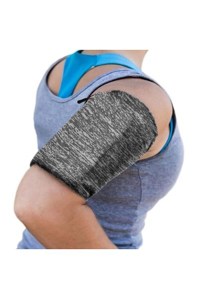 İdeas4comfort Phone armband cover for arm/wrist running, gym, walking, yoga, jogging, Ideas4Comfort, SIZE S, gray