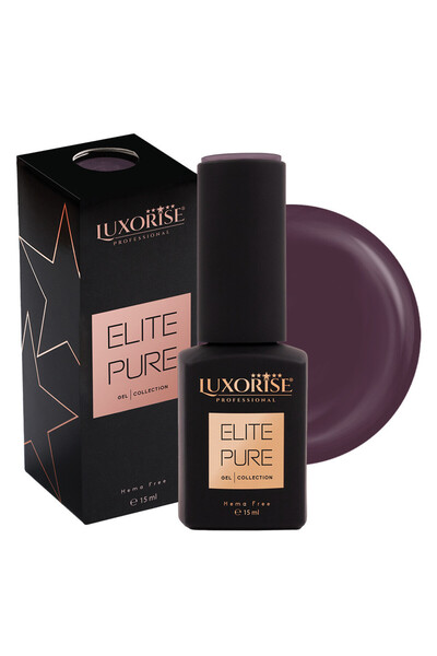 LUXORISE Ημιμόνιμο βερνίκι νυχιών Hema Free ELITE PURE - Muted Mulberry, 15ml