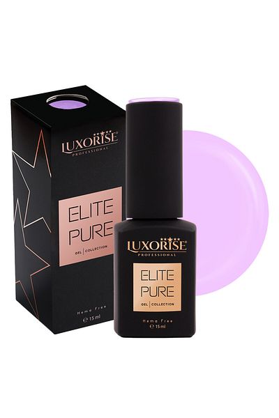 LUXORISE Semi-permanent nail polish Hema Free LUXORISE ELITE PURE- Enchanting Lilac, 15ml