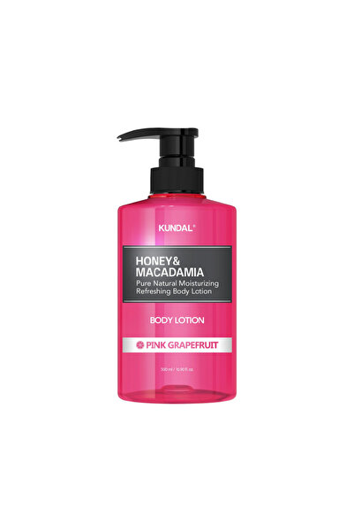 Kundal HONEY & MACADAMIA PURE BODY LOTION 500ML - PINK GRAPEFRUIT