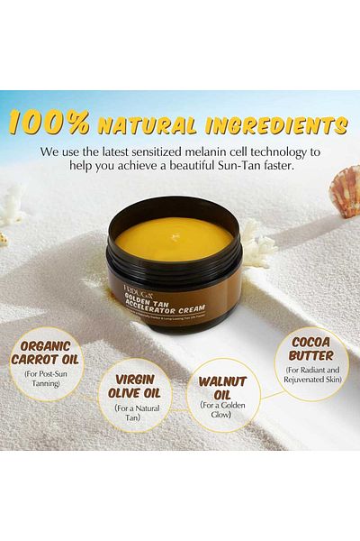 NOVA KISS Premium Accelerator Cream for 10 times faster tanning, Intensifying Effect, 100% , 150 g