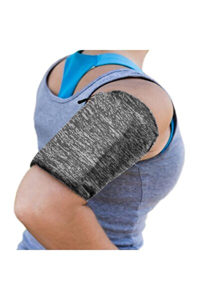 İdeas4comfort Phone armband cover for arm/wrist running, gym, walking, yoga, jogging, Ideas4Comfort, SIZE S, gray