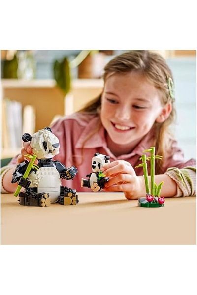 ShopZum Creator 3 in 1 Wild Animals: Panda Family 31165-8 Children over 8 Years Old Orca or