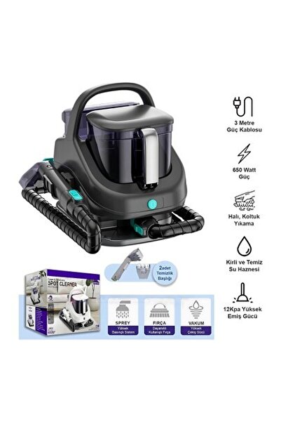 VOOKA 650W Halı, Koltuk Yıkama ve Araç Içi Leke Temizleme Makinesi Yeni