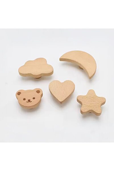 ka tasarım Children's Room Furniture Handles 2 Pieces, Drawer Handle, Animal Motif Handle 2 Pieces