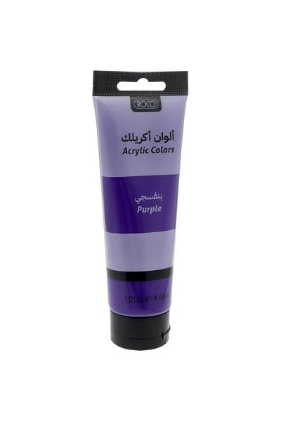Roco Acrylic Color Paint – Purple 120ml (4.22 oz) Tube