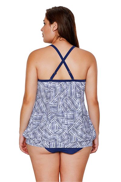 WildFashion Tankini style swimsuit with top and regular panties SW1466-424