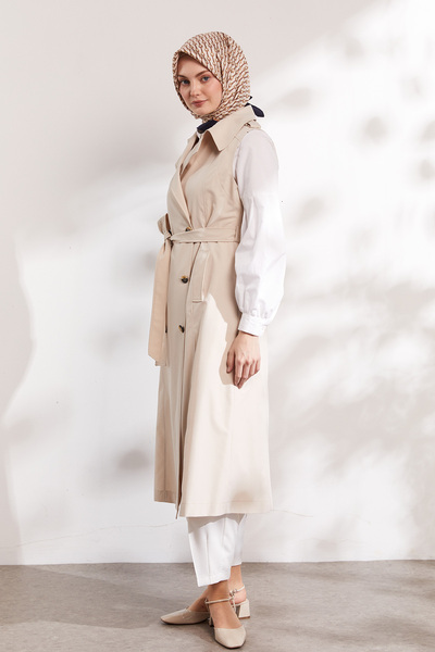 Setrms Uzun Kruvaze Yelek