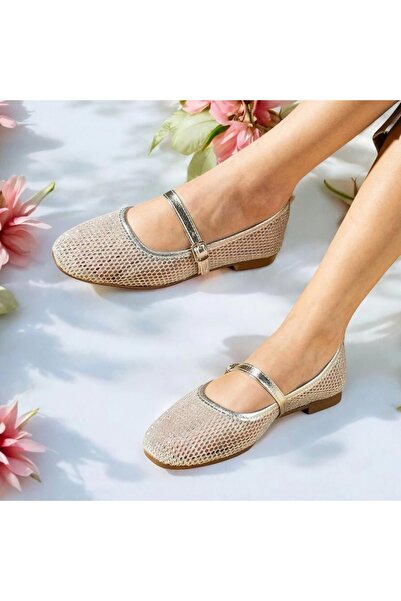 EFW Fiorella Kadın Simli Gümüş Kadın Babet