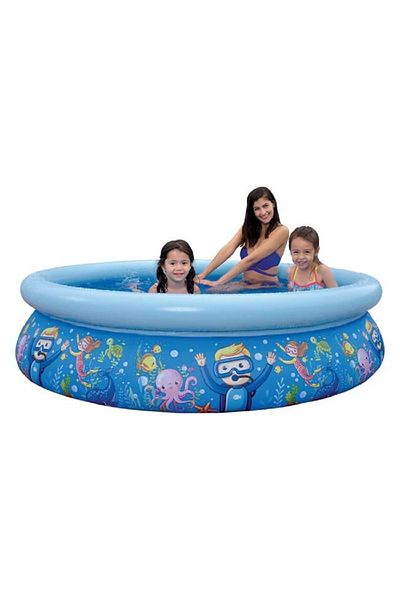 BESTWAY Inflatable pool for children, size 2.05x0.47 m, capacity 855 l, Lumea Marina