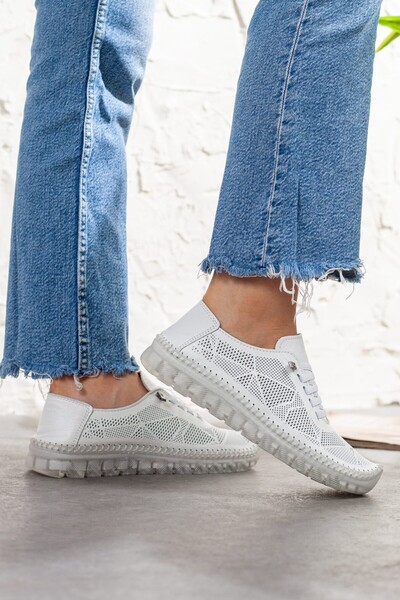 DERİMİSS Pantofi de damă din piele naturală Esktra confortabili