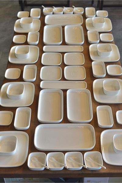şirin eşyalarım 60 Piece 8-Person Pure Royal Porcelain Breakfast Set