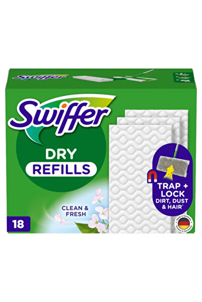 Swiffer Dry Wipes Mop Refils 18pcs.