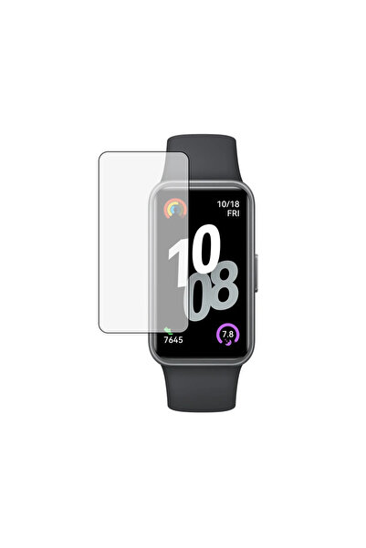 Microcase Huawei Band 10 için Tam Kaplayan Kavisli Ekran Koruyucu 3D Pet Film...
