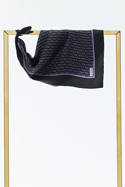 Setrms Örüntülü Twill İpek Eşarp