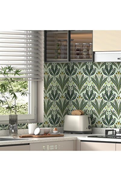 Rabadon Mutfak Tezgah Arası Kaplama Mermer Desenli Yapışkanlı Folyo Fayans Ka...