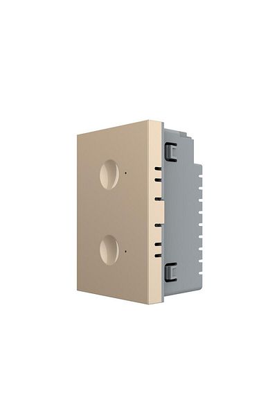 Livolo Modul intrerupator dublu cu touch Livolo standard Italian, Serie noua (Auriu)