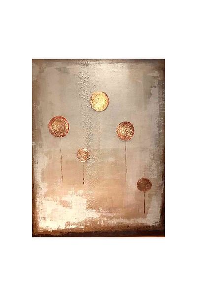 Viva Decor Intense effect metallic paint, absorbent surfaces Inka-Gold Premium, VIVA DECOR, 40g Platinum grey