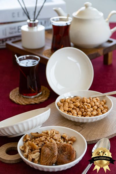 Farika Porselen Karizma 4 Piece Cookie Plate