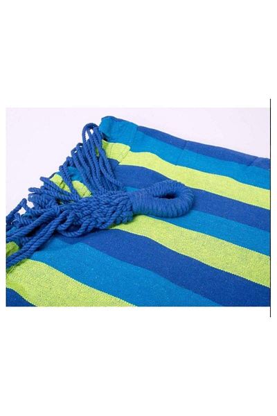 SIKS ® hammock size 190x75, max 120 kg, multicolor blue