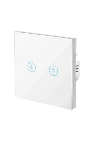 LogiLink Intrerupator inteligent LogiLink SH0125, Wi-Fi, 2 butoane, touch control, indicator LED