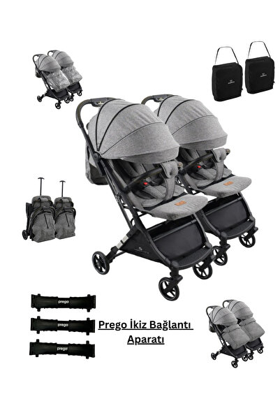 ÖYKÜ BEBEK DUNYASI Ayrılıp Birleşebilen Kabin Boy İkiz Bebek Arabası( 2 Adet ...