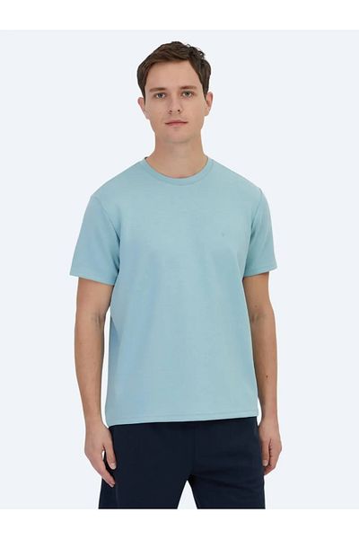 Kip Mint Plain Crew Neck T-Shirt