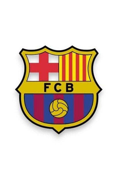 Generic ملصق برشلونة المعدني للجوال
