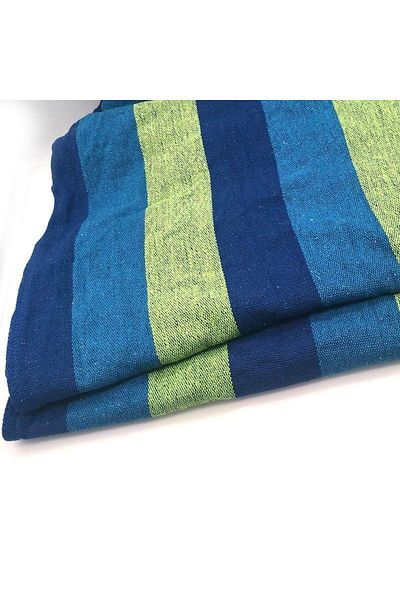SIKS ® Hammock with Wooden Bars, Multicolor, 195 X 85 Cm, Storage Bag