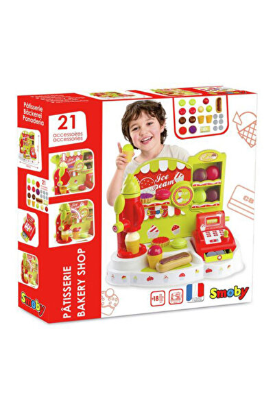 Smoby Pastry and ice cream shop, Smoby Ice Cream with cash register and 21 accessories